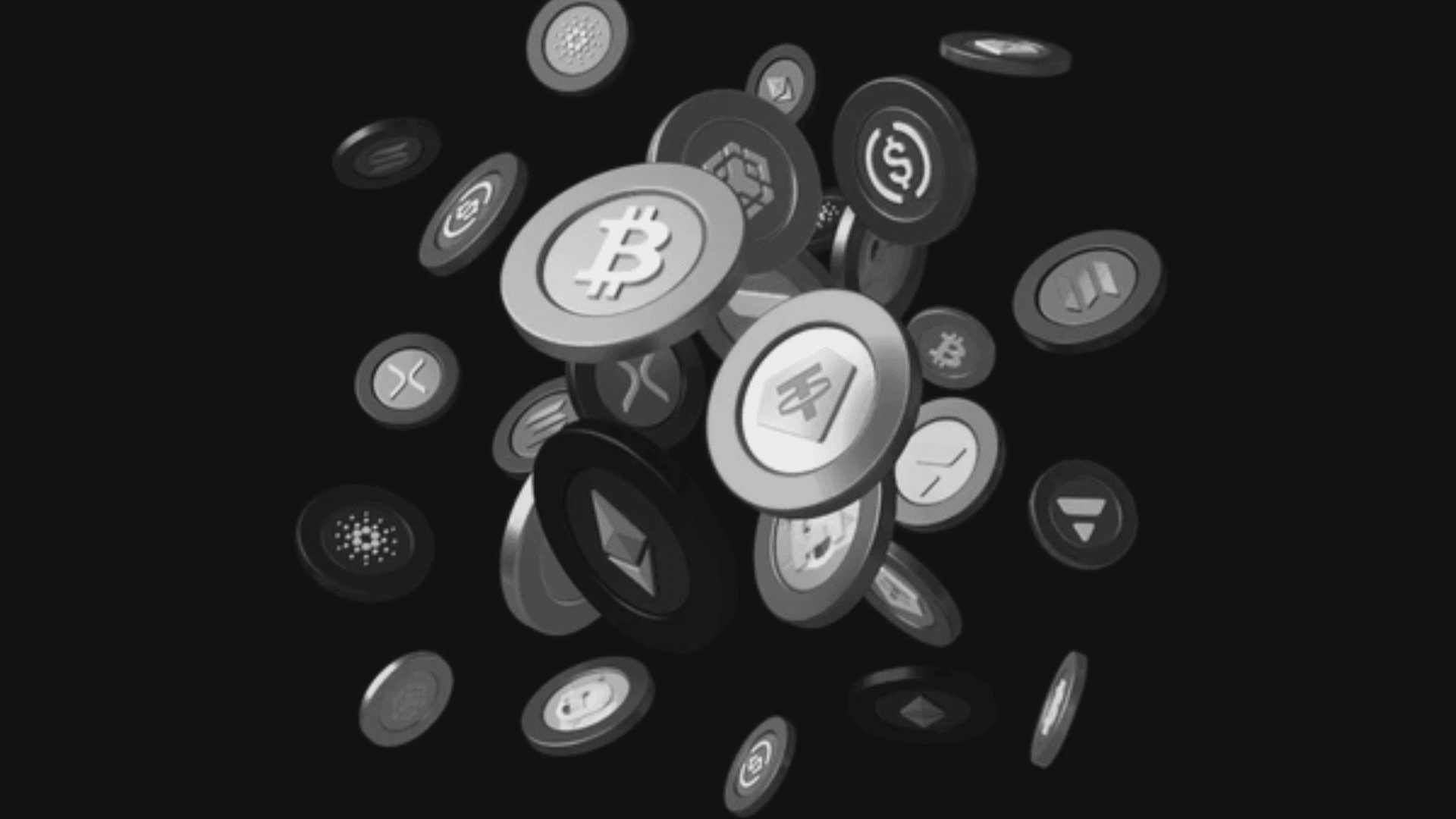 Illustration showing blockchain, cryptocurrency, or Web3 media concepts
